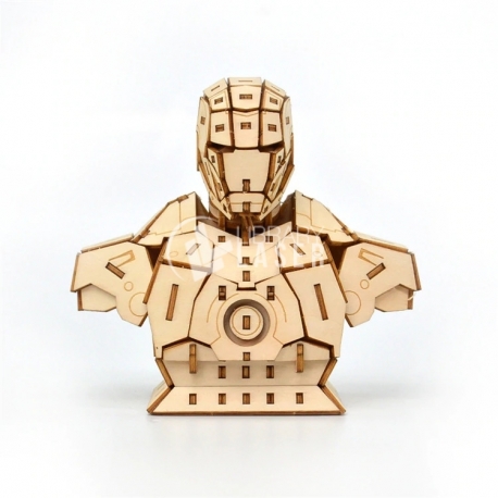 Iron Man D For Laser Cutting