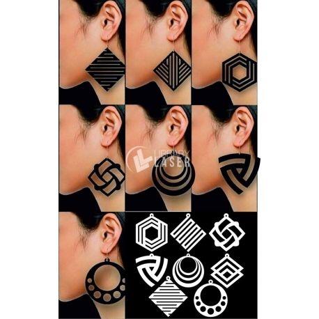 Earrings pack design