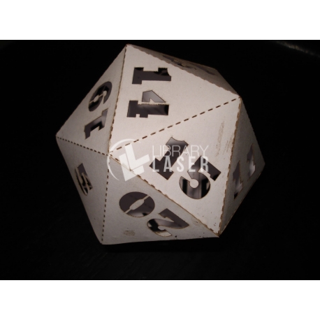 20-sided dice design